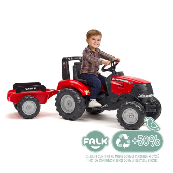 Enfant sur tracteur Case IH