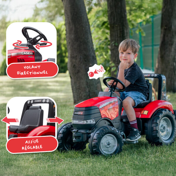 Enfant sur tracteur Case IH