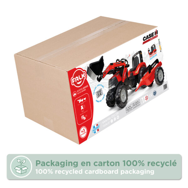 Packaging tractopelle Case IH