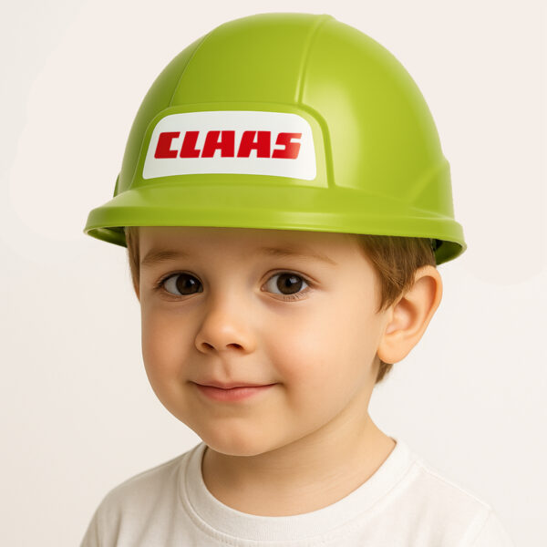 Enfant avec casque Claas