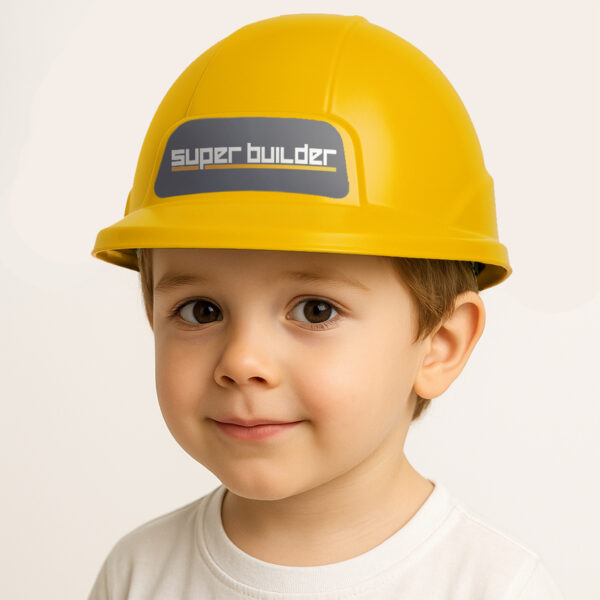 Enfant avec casque Super Builder