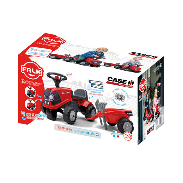 Packaging porteur Case IH avec remorque