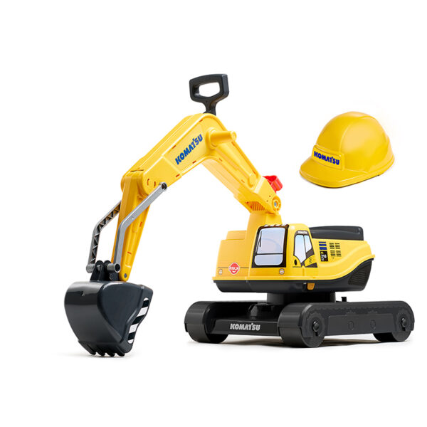 Komatsu Excavator with opening seat and included helmet