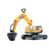 Super Builder excavator fully articulated with opening seat