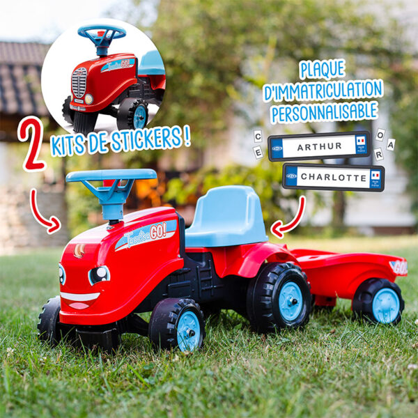 Ride-on Tractor Go! stickers kit 1 & 2