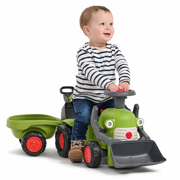 Boy on Ride-on Tractor CLAAS