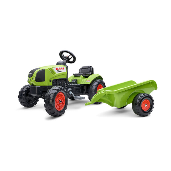 tractor pedal Claas con remolque 2040A