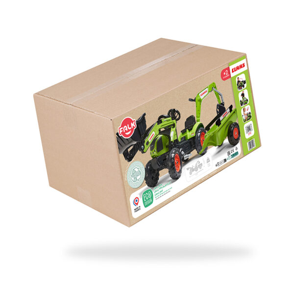 Packaging tractopelle à pédales Claas Falk Toys 2040N