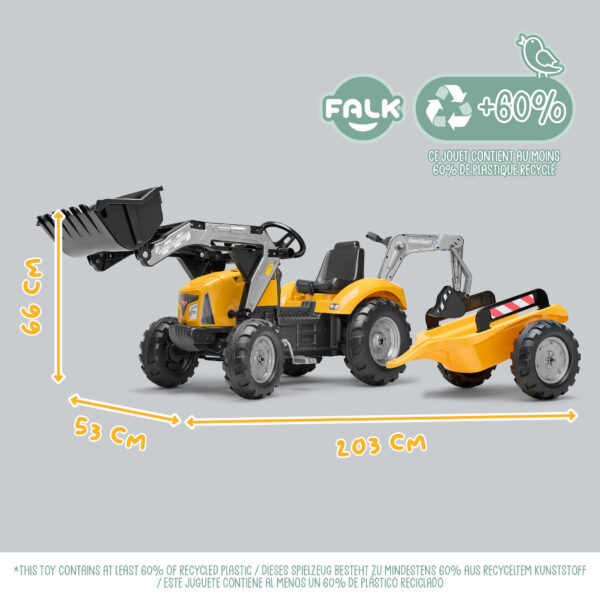 Dimensions Tractopelle SuperBuilder