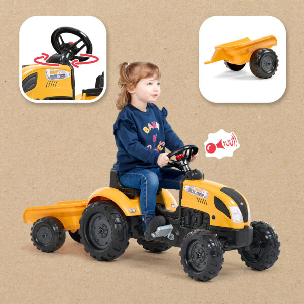 Fonctions Enfant sur tracteur Mighty Builder