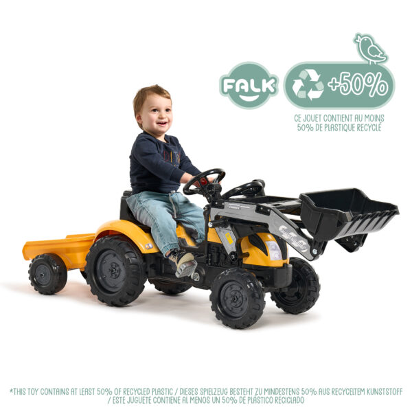 Enfant sur Tractopelle Mighty Builder