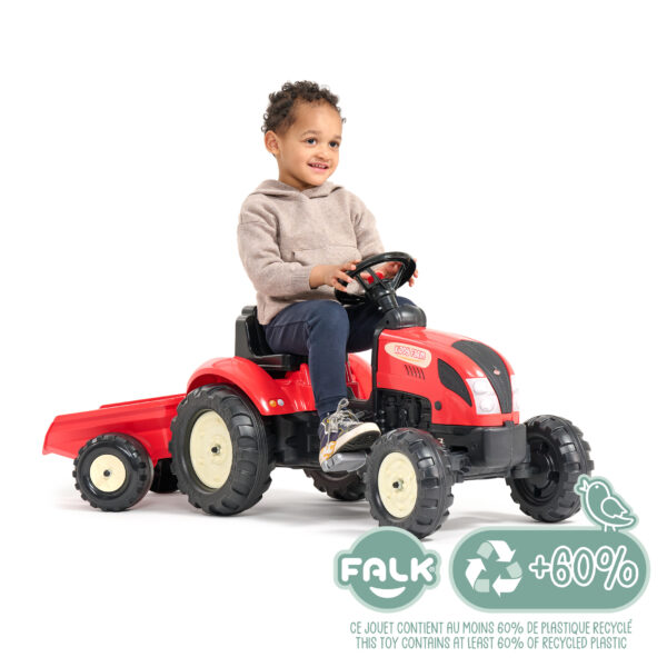 Enfant sur tracteur Kiddy Farm