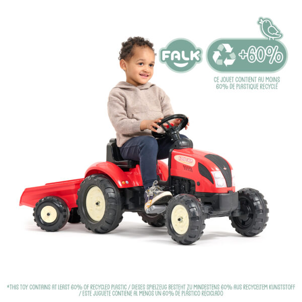 Enfant sur tracteur Kiddy Farm