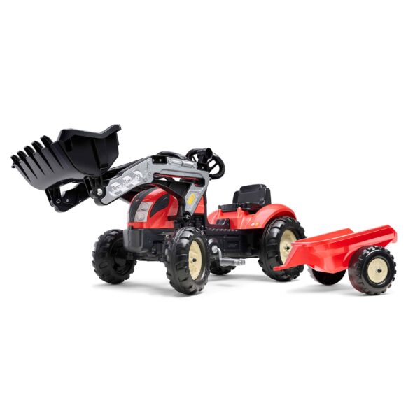 Tractopelle à pédales Kiddy Farm