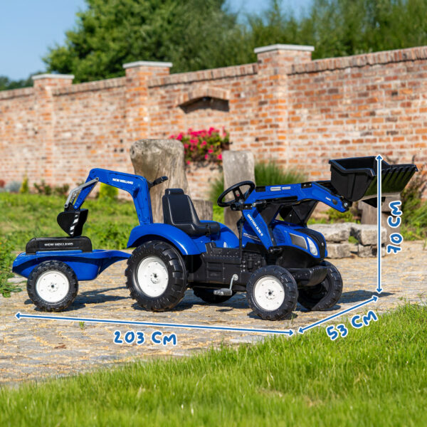 Dimensions - Tractopelle New Holland