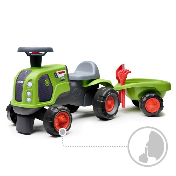 Porteur Tracteur Claas avec remorque