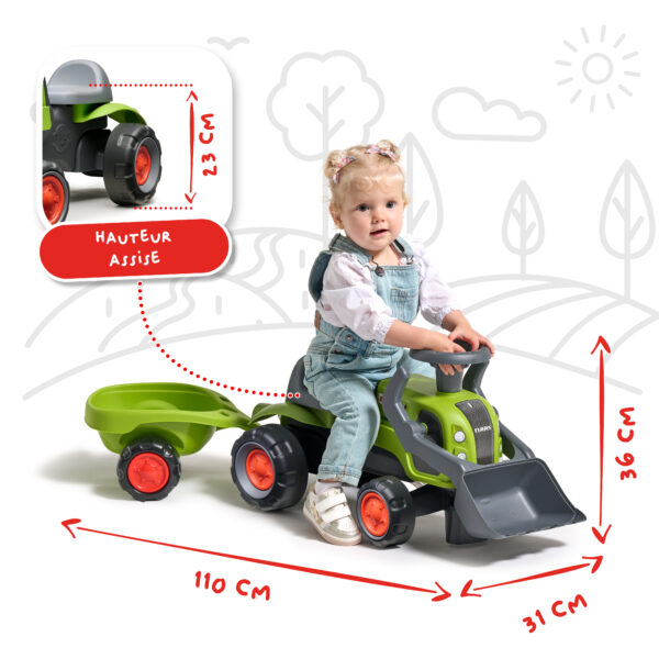 Dimensions Porteur tracteur Claas
