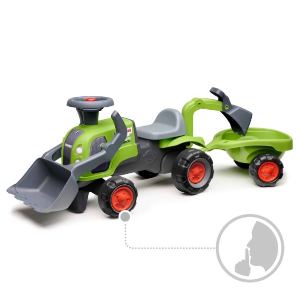 Porteur Tractopelle CLaas avec excavatrice