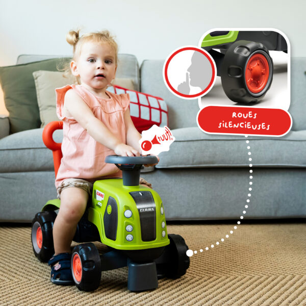 Fille sur porteur Claas