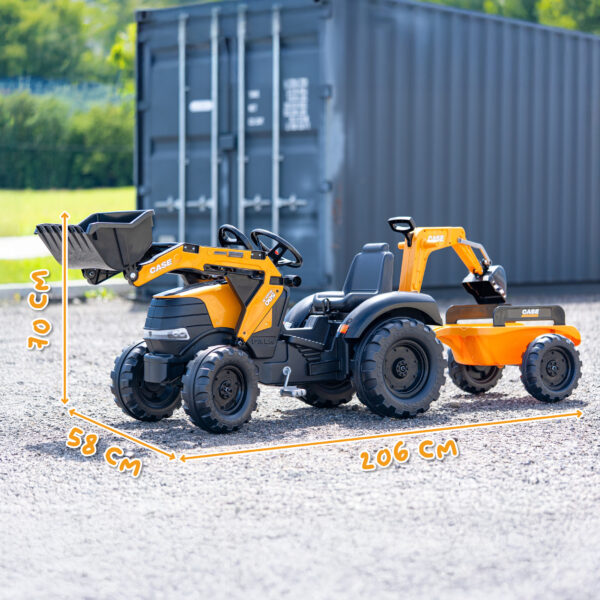 Dimensions tractopelle Case CE