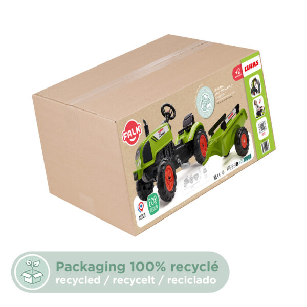 Packaging tracteur à pédales Claas