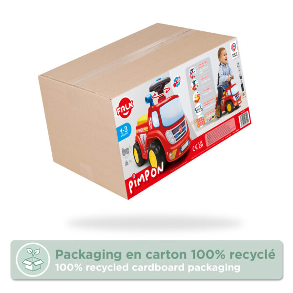Packaging Porteur camion pompier