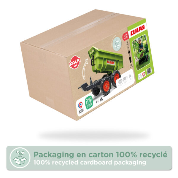 Packaging remorque basculante Claas
